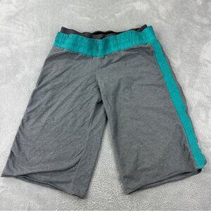 Lululemon Y2K Grey/Blue Cotton Athletic Shorts Women's Size 6